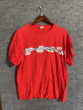 California Imprinted Apparel Shirt Mens Medium Red Surfboard Graphic Tee Beach Unisex
