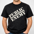 Vintage Washed Black Graphic Tee Unisex Short Sleeve Retro S-3XL Unisex