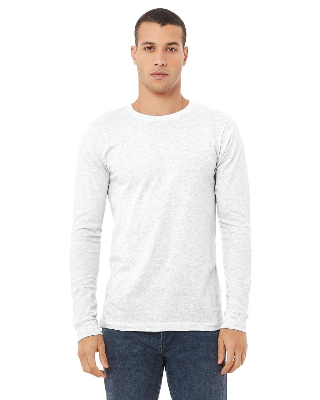Bella + Canvas 3501 Unisex Retail Fit T Shirt Jersey T Shirt Long Sleeve Unisex