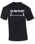 Cats make happy Men's Cat Lover Feline Gift Funny Cute Unisex
