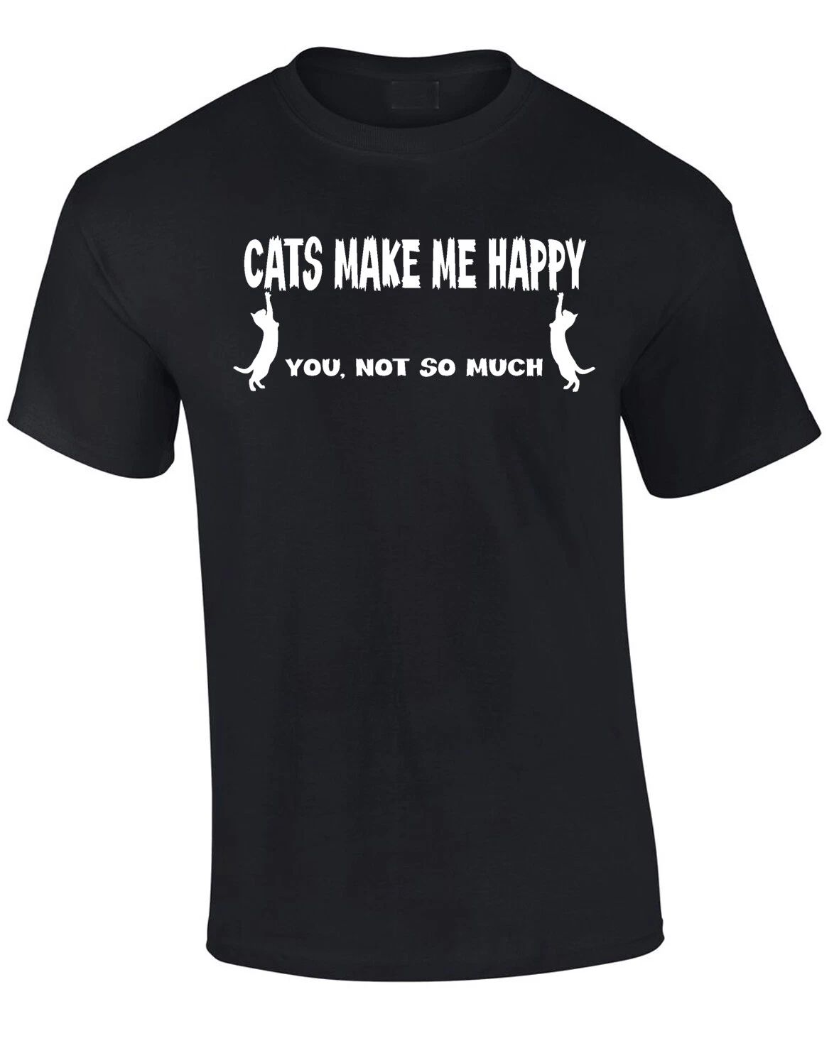 Cats make happy Men's Cat Lover Feline Gift Funny Cute Unisex