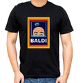 BALDI Funny Bald Person Gift Dad Xmas Birthday Present Tee Top Black Unisex