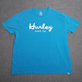 Men's Hurley Surf Co 2XL Short Sleeve T Shirt Blue Unisex