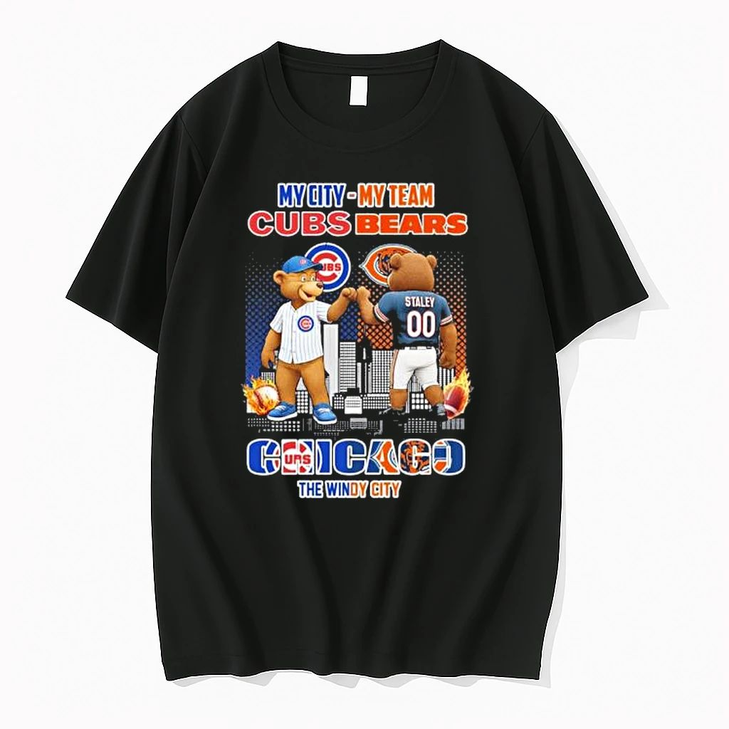 My City My Team Cubs And Bears Chicago The Windy City Tshirts Sweater Unisex