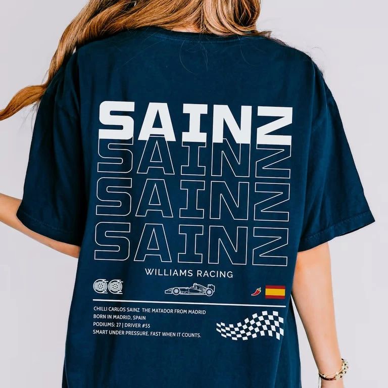 Smooth Operator Carlos Sainz Shirt Williams formula one Vintage Racing Unisex