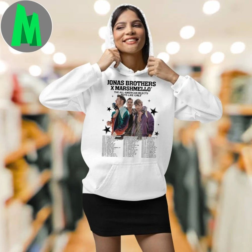 Jonas brothers x marshmello tour back Shirt Unisex