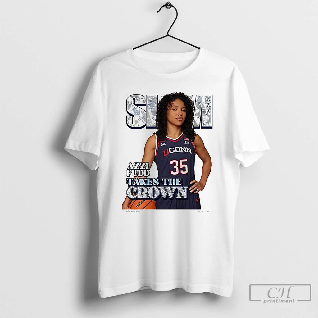 Premium Azzi Fudd Takes The Crown Uconn Huskies T Shirts Unisex