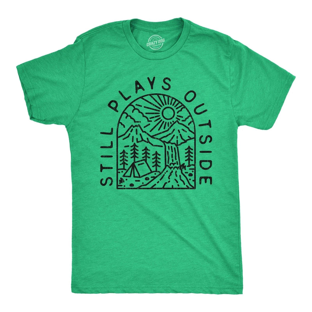 Mens Funny T Shirts Still Plays Outside Sarcastic Nature Graphic Novelty Tee for Unisex