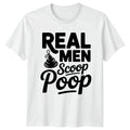 Real Men Scoop Poop Mens Golden Retriever Dad Dogs Fathers Day Gift Unisex