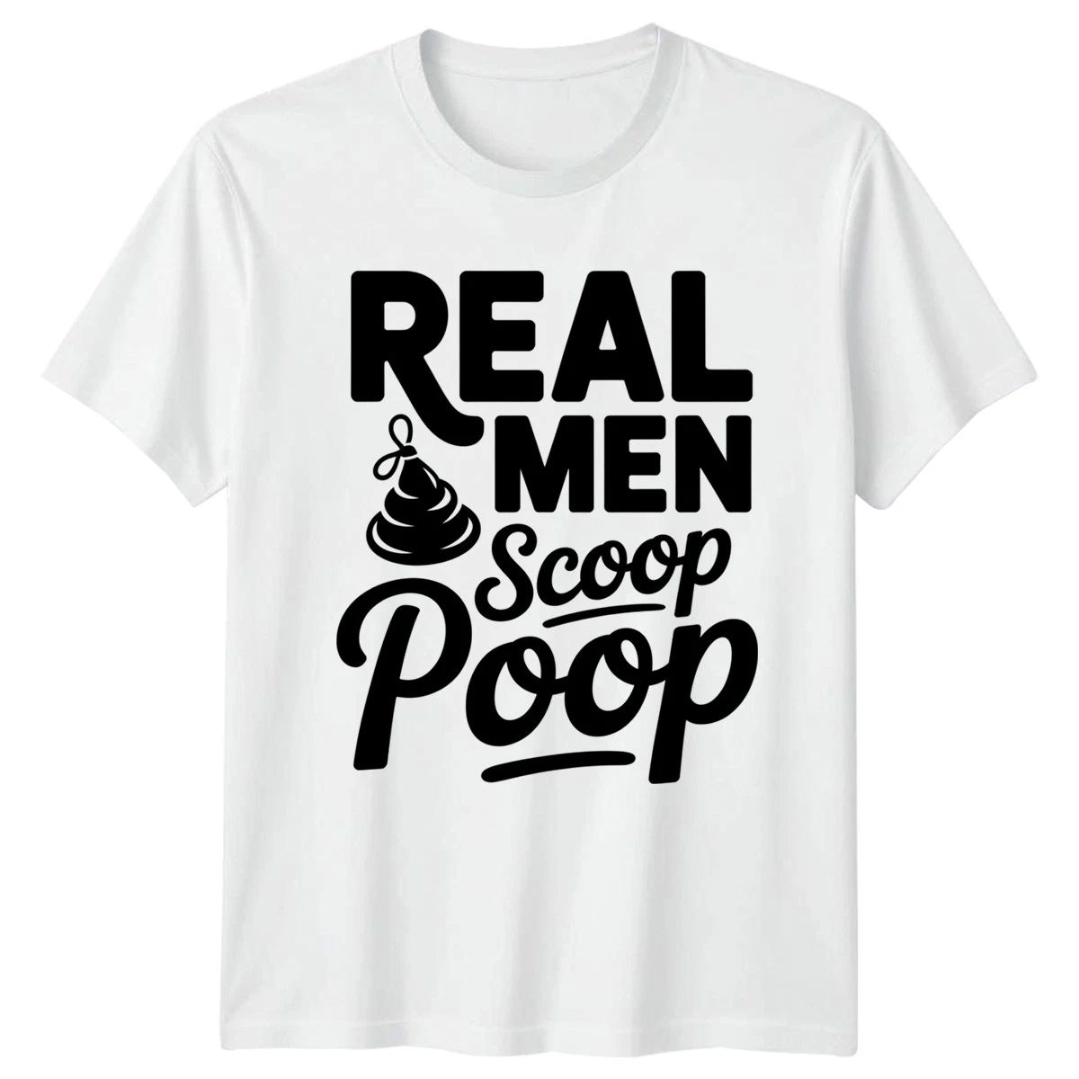 Real Men Scoop Poop Mens Golden Retriever Dad Dogs Fathers Day Gift Unisex