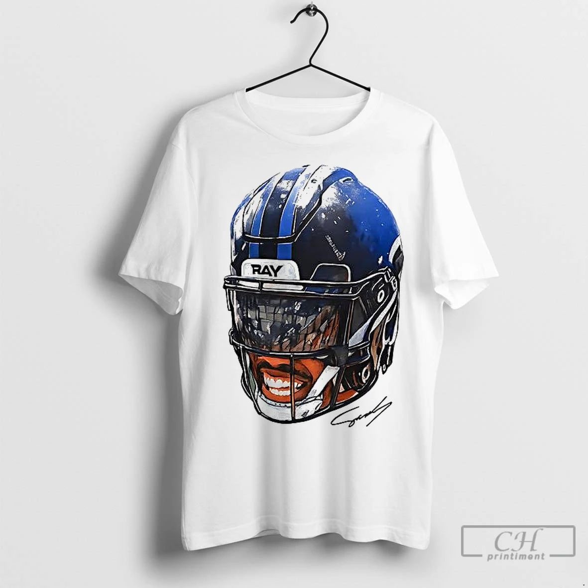 Classic Zay Flowers Big Face Helmet Baltimore Ravens Unisex