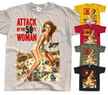 Attack of the 50 Foot Woman V1 1958 T SHIRT TEE Horror beige black S-5XL Unisex