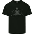 Wormhole Funny Space Worm SCI-FI Cosmos Mens Cotton Tee Top Unisex