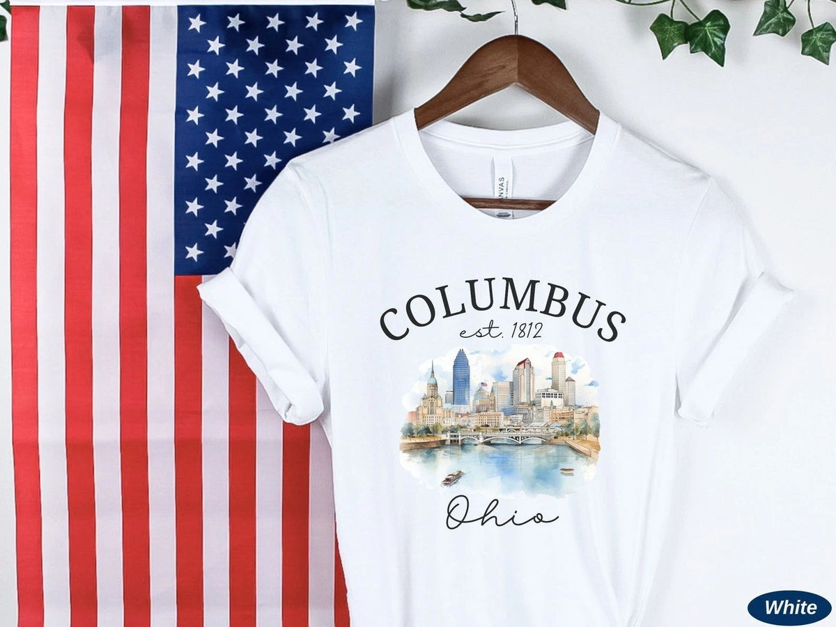 Columbus Travel Gift for Ohio America Trip Lovers Souvenir Tee Unisex