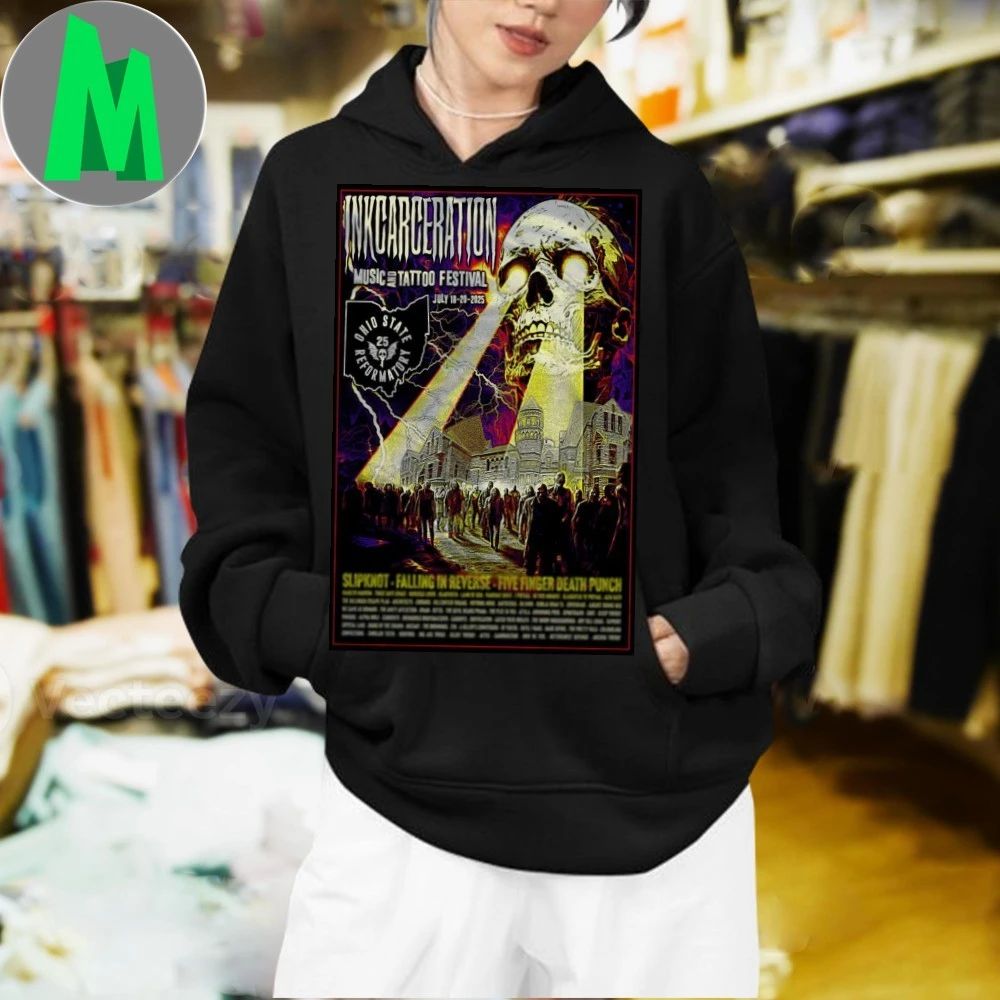 Inkcarceration State Reformatory, Mansfield, OH 18-20 July 2025 Poster Shirt Unisex