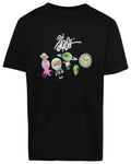 Ron English 'Street Art' Graphic Short Sleeve Collab Black Men's NEW Unisex