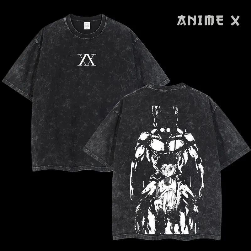 Retro Heavy Limited Gon Freecss Hunter X Hunter Dark Anime Streetwear Unisex