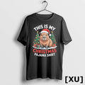 Capybara This Is My Christmas Pajama Tshirts Sweater Unisex