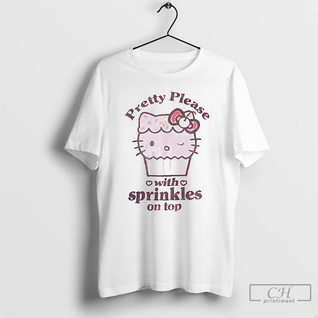 Premium Pretty Please With Sprinkles On Top T Shirts Unisex