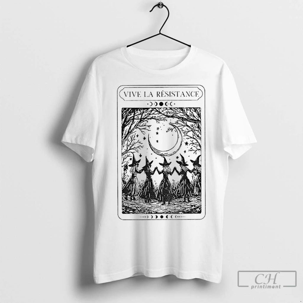 Premium Vive La Resistance Spooky Feminist Anti Patriarchy Halloween Tarot Card Unisex