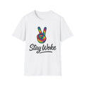 Stay Woke Tie-Dye , Unisex Trendy Tee, Positive Vibes Shirt, Gift [...] Unisex