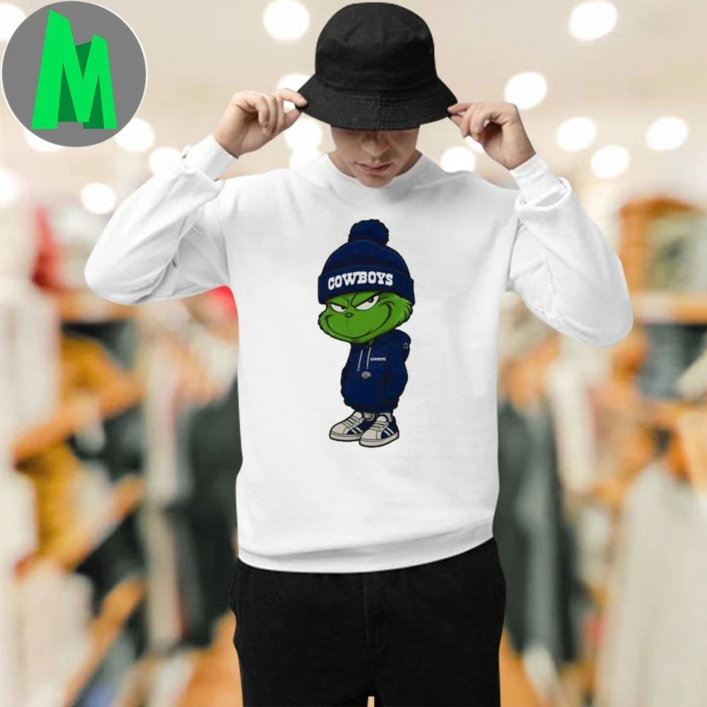 Grinch Dallas Cowboys Logo Shirt Unisex