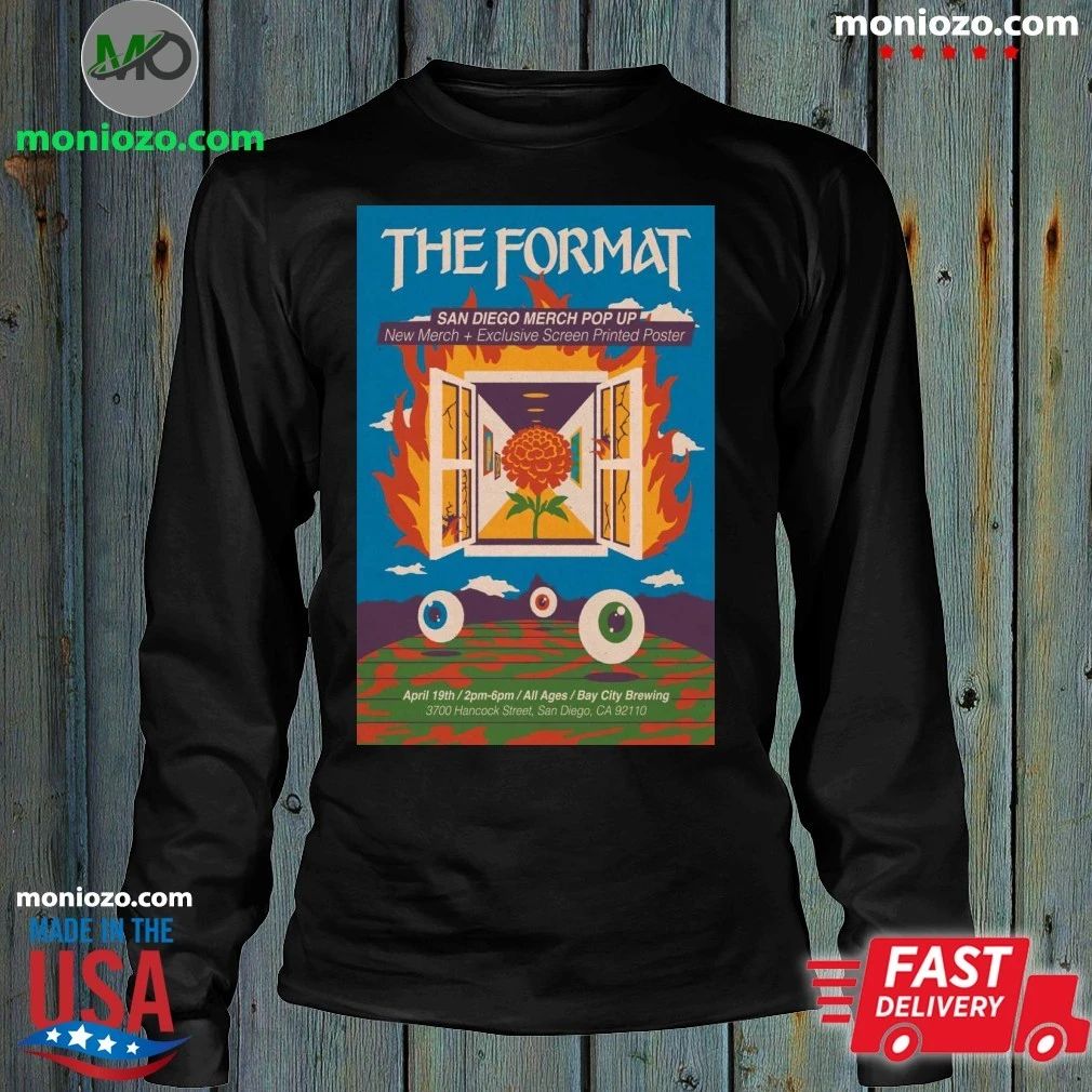 The Format Concert Tour 2026 04 19 San Diego, CA Poster Shirt Unisex