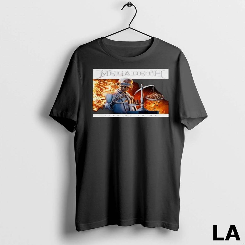 Original Megadeth Tipping Point Tour 2025 Long Sleve Unisex