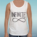Canotta " Symbol Black Infinity Infinite " Gift Idea Road To Happiness Unisex