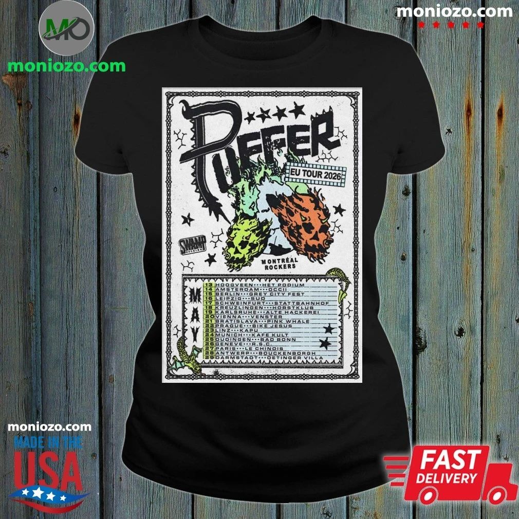 Puffer 2026 EU Tour Poster Shirt Unisex