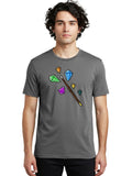 Magic-Wand-Jewels Mens Graphic Tee, 100% Cotton, Casual Summer Wear Unisex