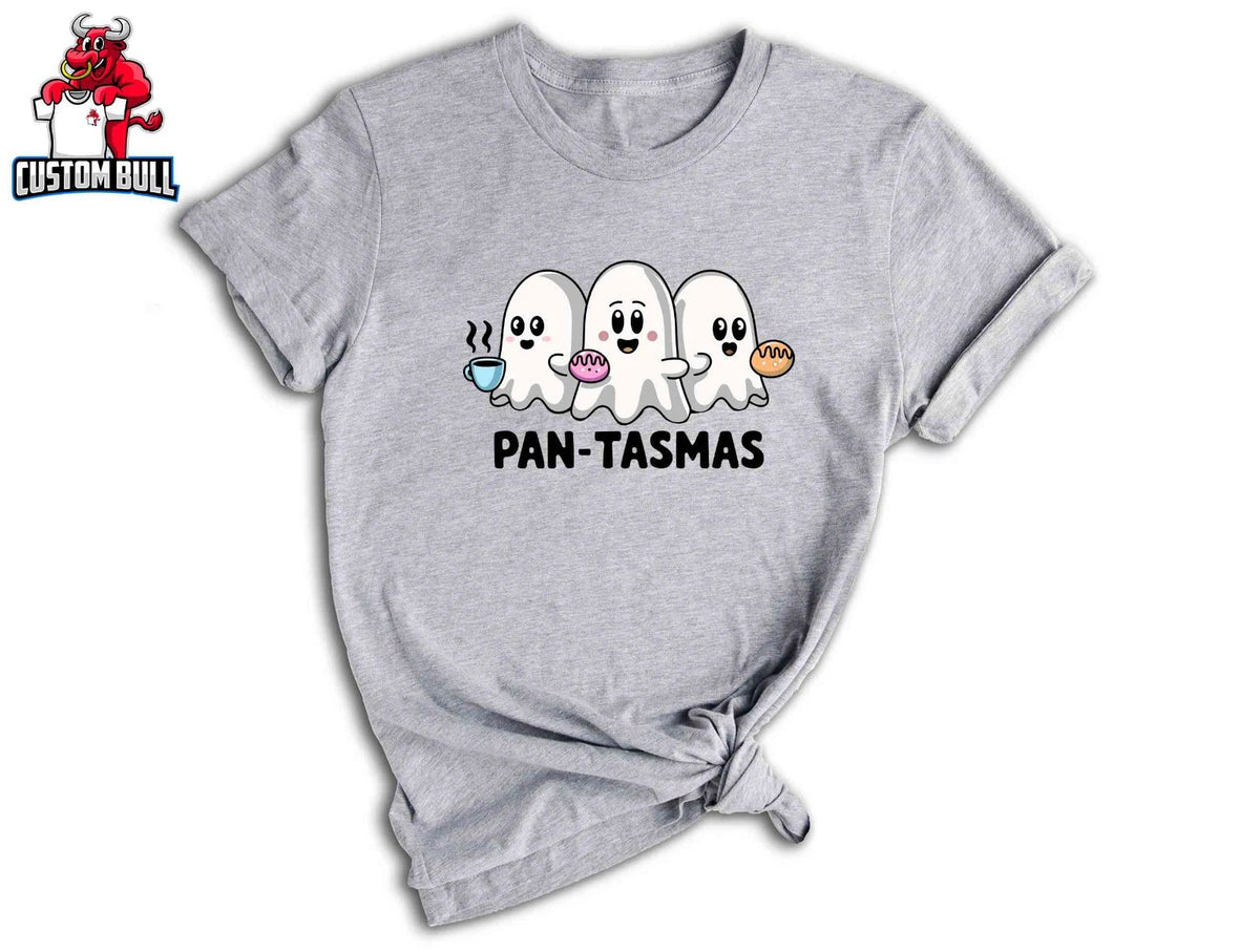 Funny Pantasmas Ghost Pan Dulce Shirt, Cute Ghost Tees, Latina Shirt, Mexican Ha Unisex
