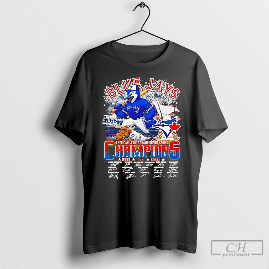 Classic Toronto Blue Jays 2025 Alcs Champions Mascot T Shirts Unisex