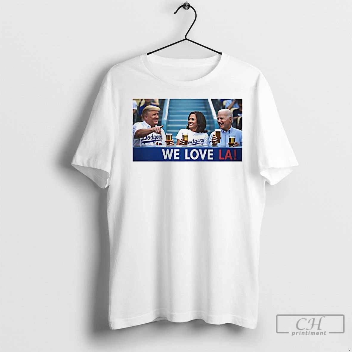 Premium Trump Biden Kamala Love La Dodger Unisex