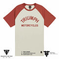 GENUINE Triumph Motorcycles Saltern Logo Rust/Bone New Unisex