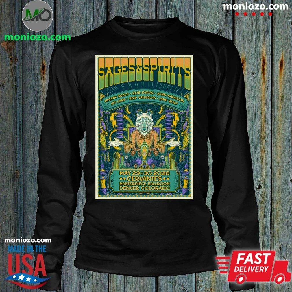 Sages And Spirits At Cervantes’ Masterpiece Ballroom On May 29-30 2026 Poster Shirt Unisex