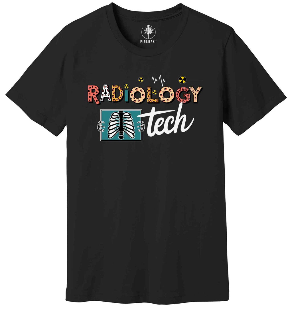 Radiologic Tech Shirt, Rad Tech Shirt, Radiology Skeleton Shirt Unisex