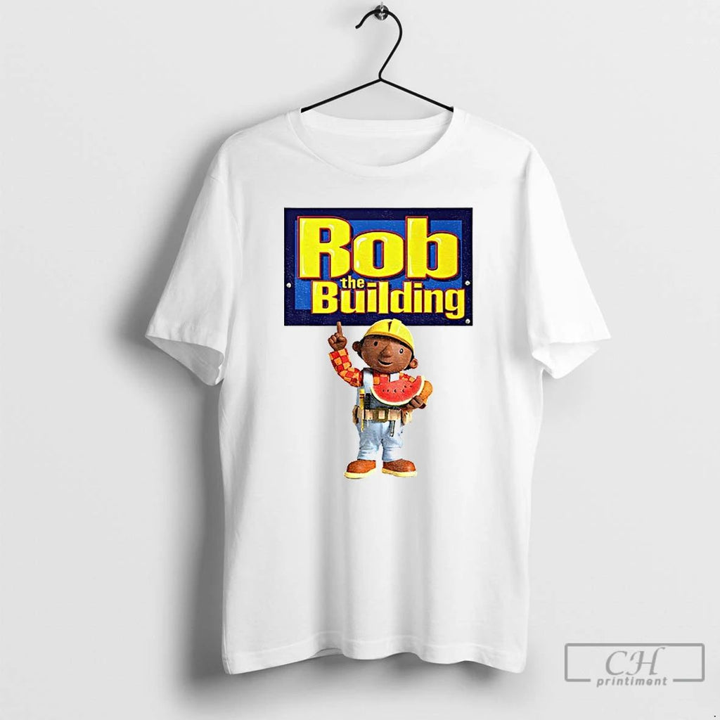 Classic Rob The Building Bob The Builder Cartoon T Shirts Unisex