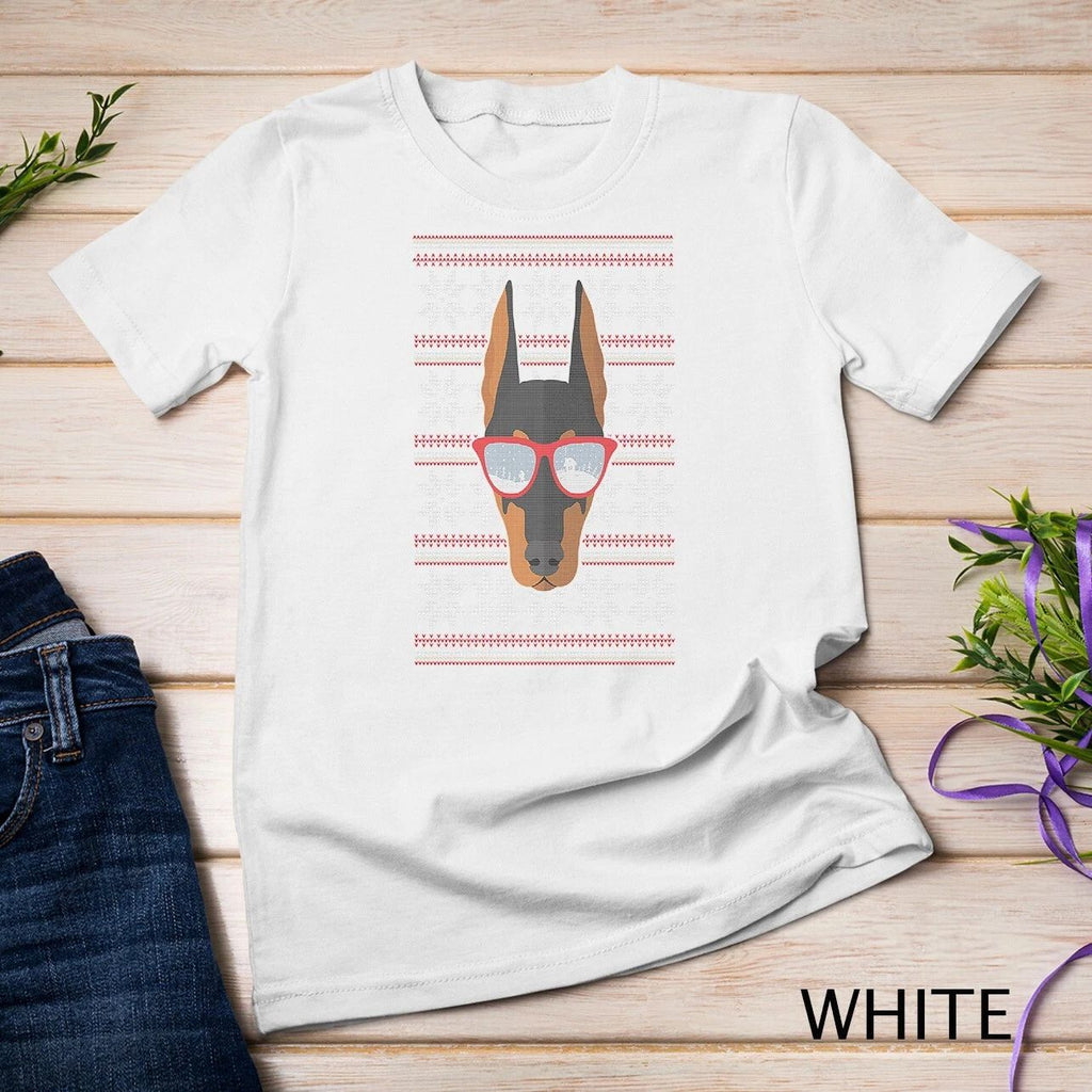 Doberman Pinscher Ugly Christmas Holiday Dog Lover Xmas Gift Unisex Unisex