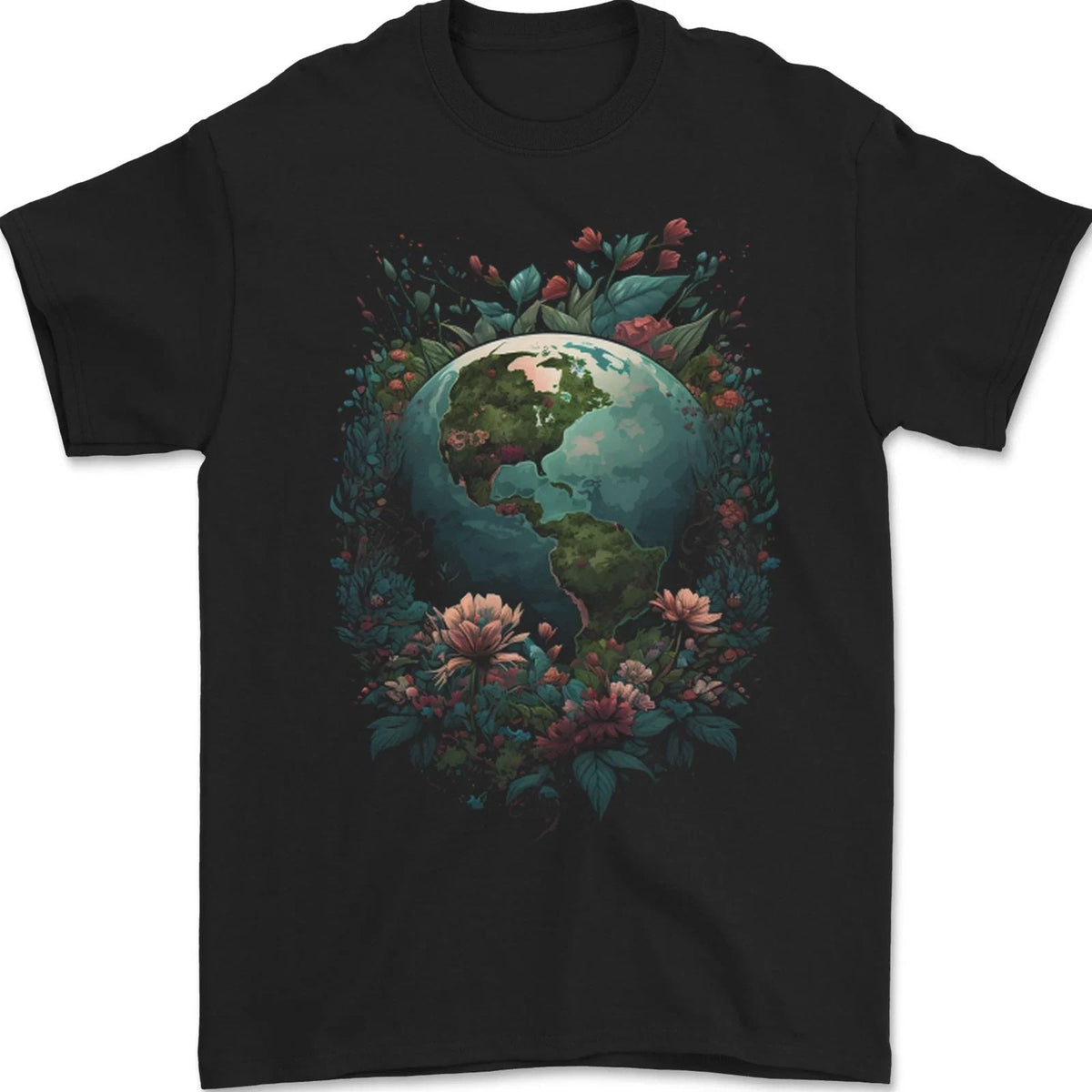 Fantasy Earth Climate Change Environment Mens 100% Cotton Unisex