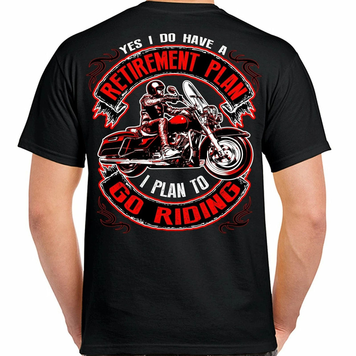 Retirement Plan Funny Motorcycle Humor Biker Unisex