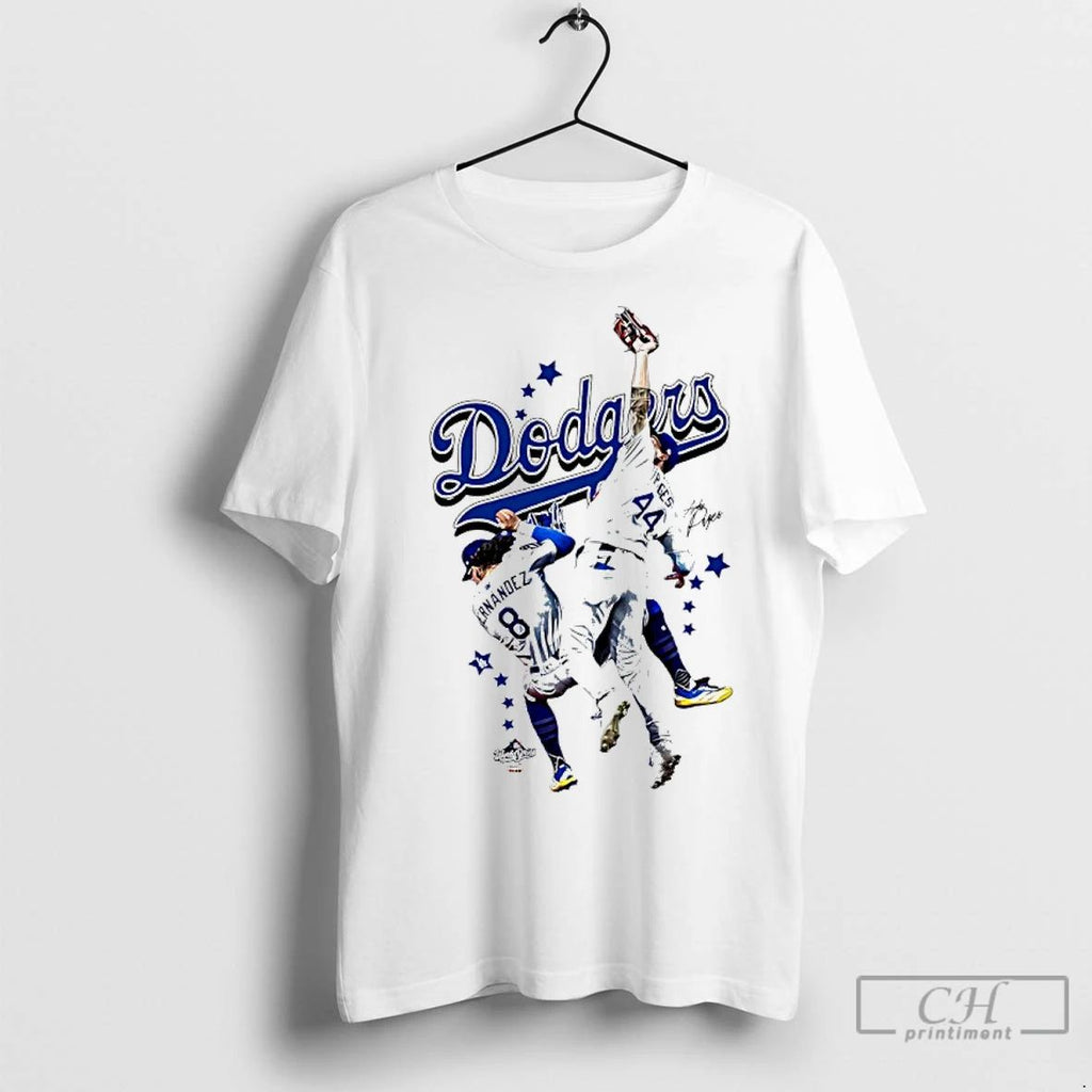 Premium The Catch Kike Hernandez And Andy Pages La Dodgers 2025 World Series Champs Unisex