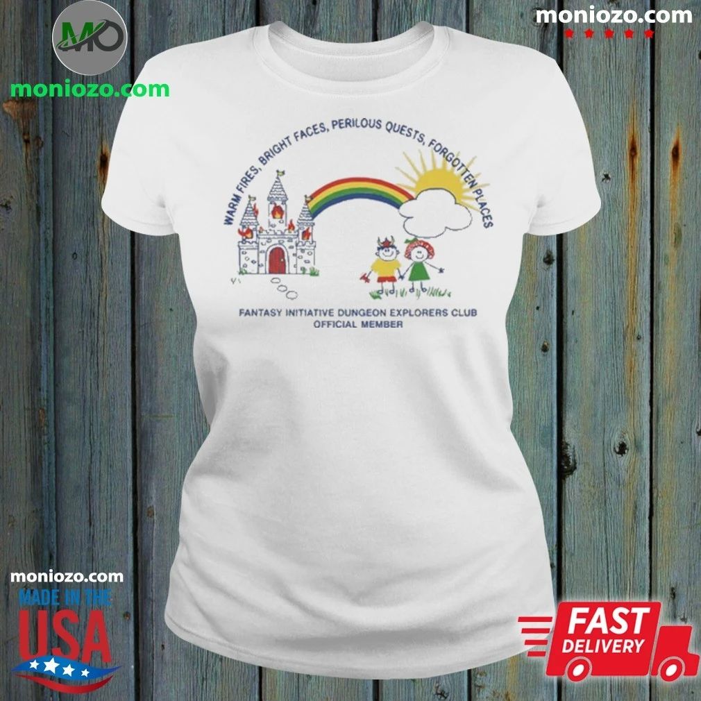 Fantasy Initiative Dungeon Explorers Club Official Member Crayon Edition For Fan Shirt Unisex