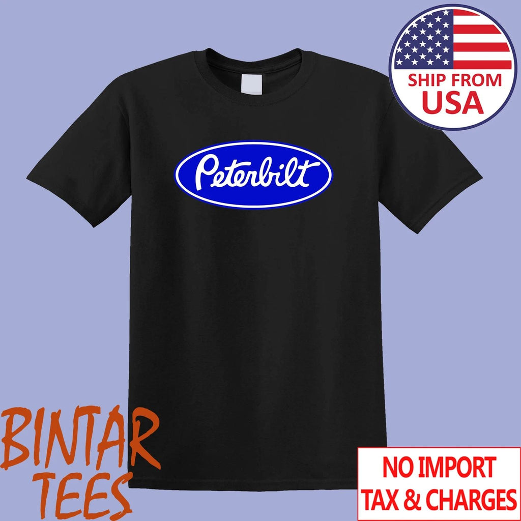 Peterbilt Blue Men's Black Size S to 5XL Unisex