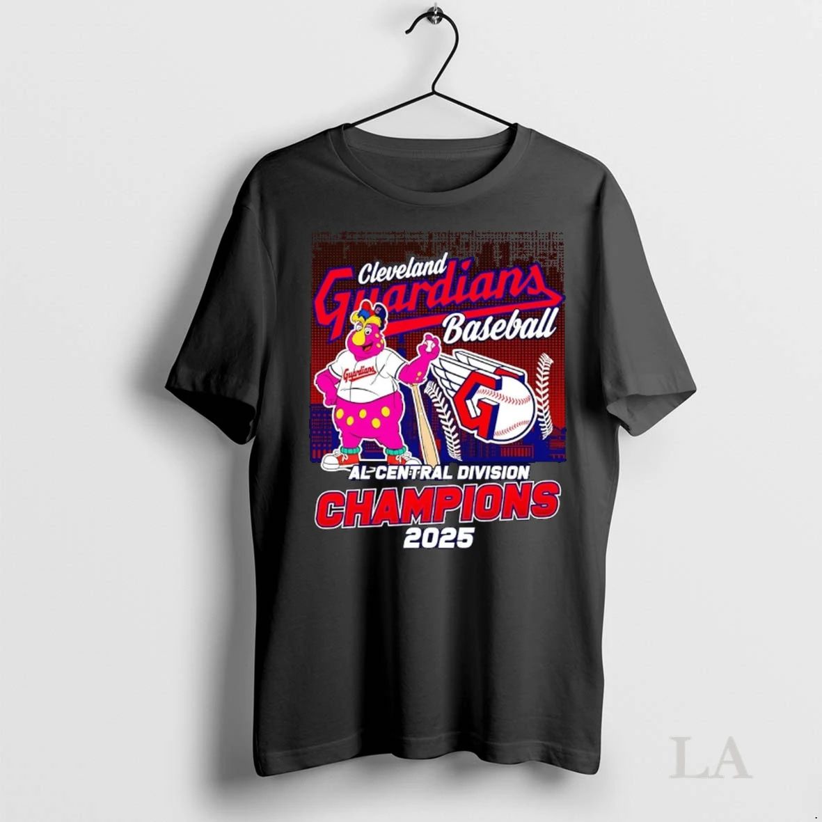 Original Cleveland Guardians Baseball 2025 Al Central Division Champions Unisex