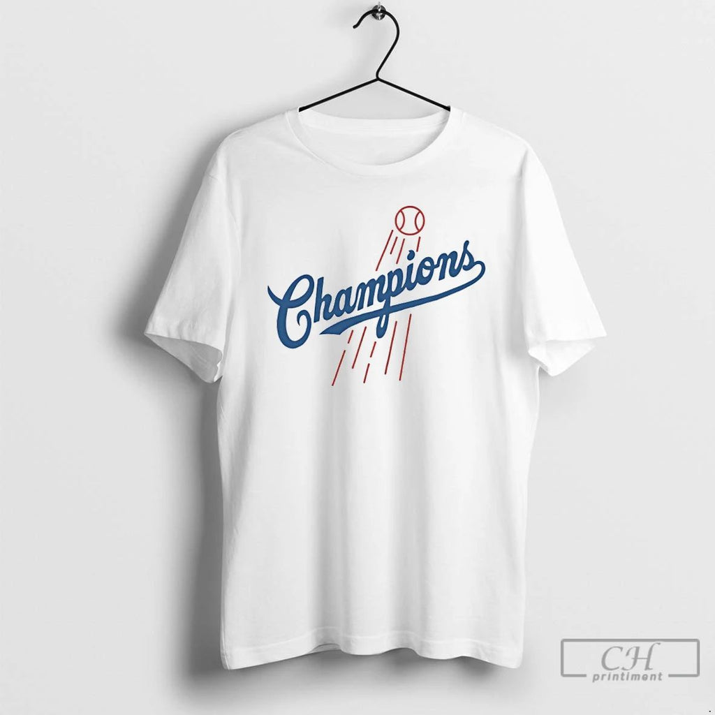 Classic Los Angeles Dodgers 2025 World Champions Parody Logo T Shirts Unisex