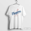 Classic Los Angeles Dodgers 2025 World Champions Parody Logo T Shirts Unisex
