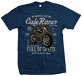 Cafe Racer Custom Motorcycle T Shirt - Go Fast or Go Home - Biker T Shirt Unisex