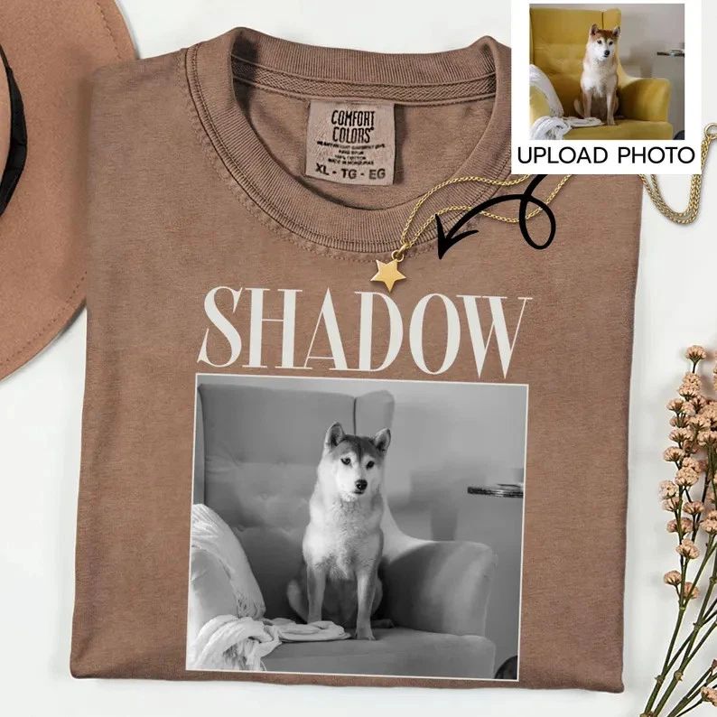 Personalized Pet Comfort Tee Custom Dog Cat Lover Shirt Unisex