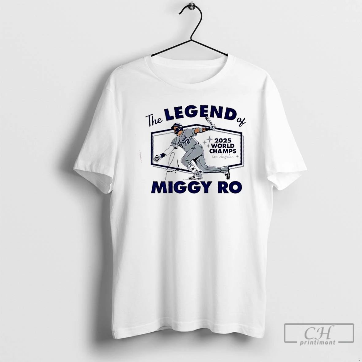 Classic The Legend Of Miguel Rojas Los Angeles Dodgers T Shirts Unisex